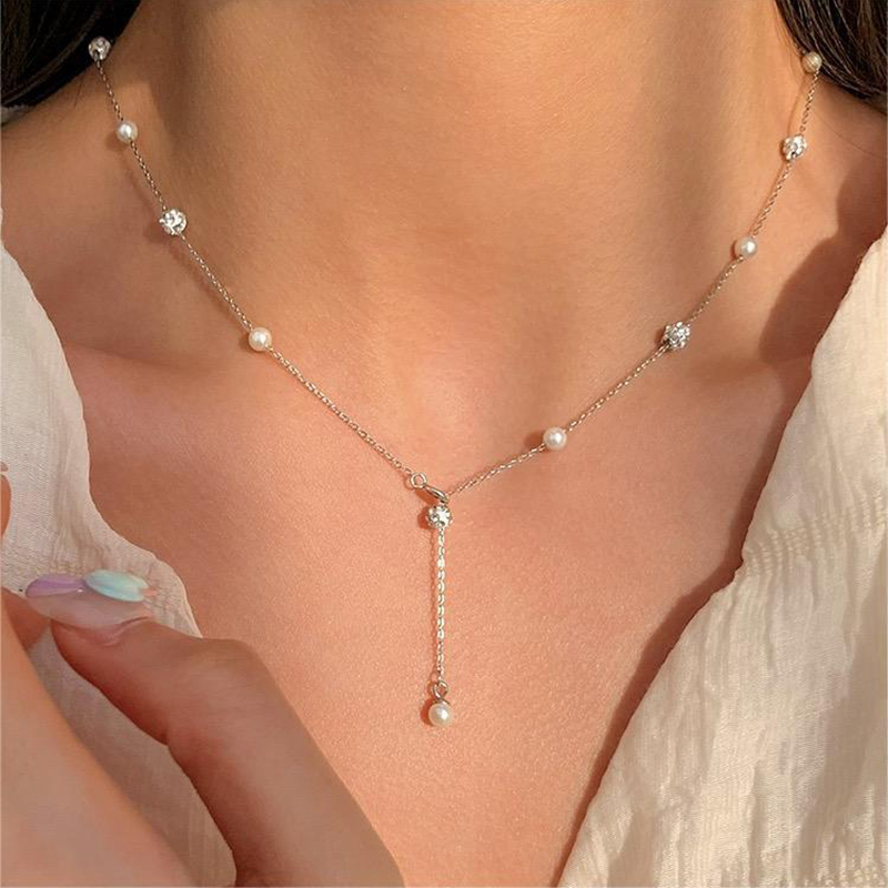Travel Accessories As Gifts - Romantico dolce imitazione perla zircone nappa