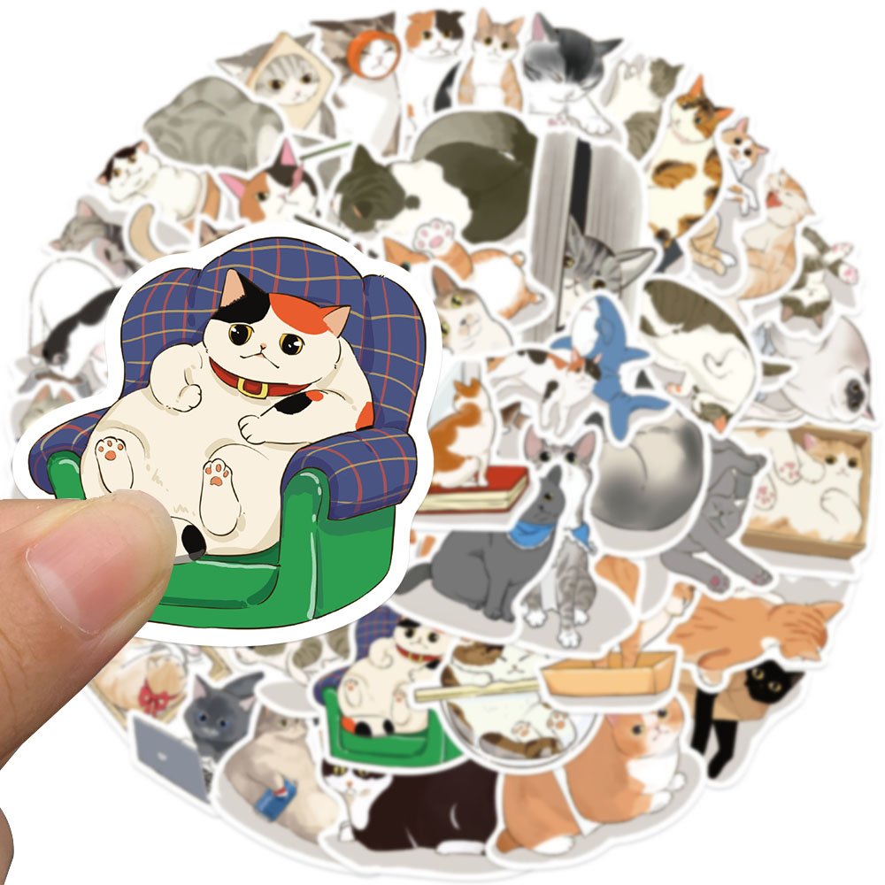 50 pezzi carino labirinto gatt - Sticker Luggage Decorative recensione e prezzo