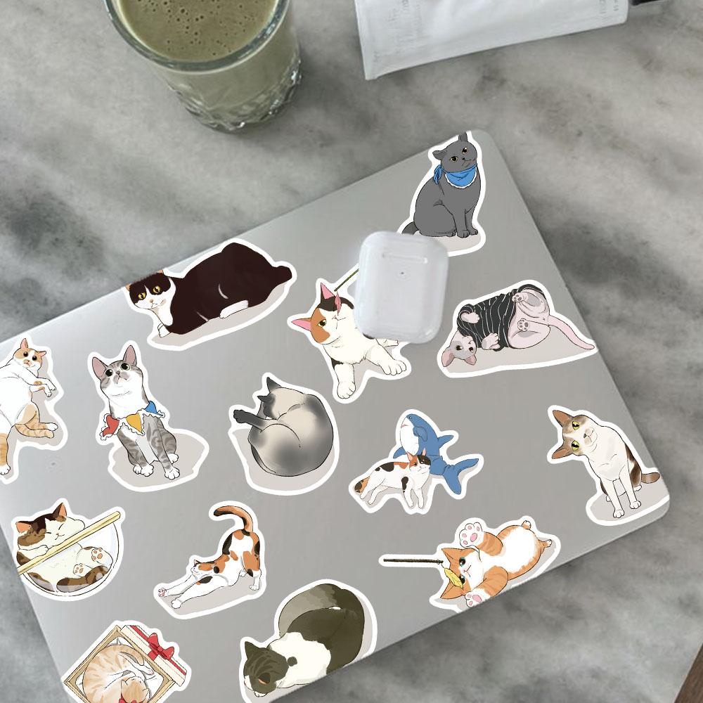 50 pezzi carino labirinto gatt - Sticker Luggage Decorative recensione e prezzo